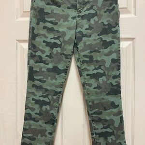 Vintage America Green Camo Jeans - Size 8/29